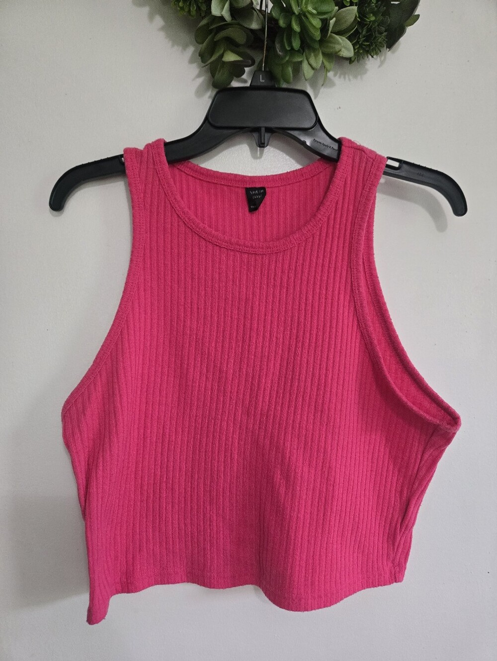 Shein Ribbed Belly Shirt - Plus Size